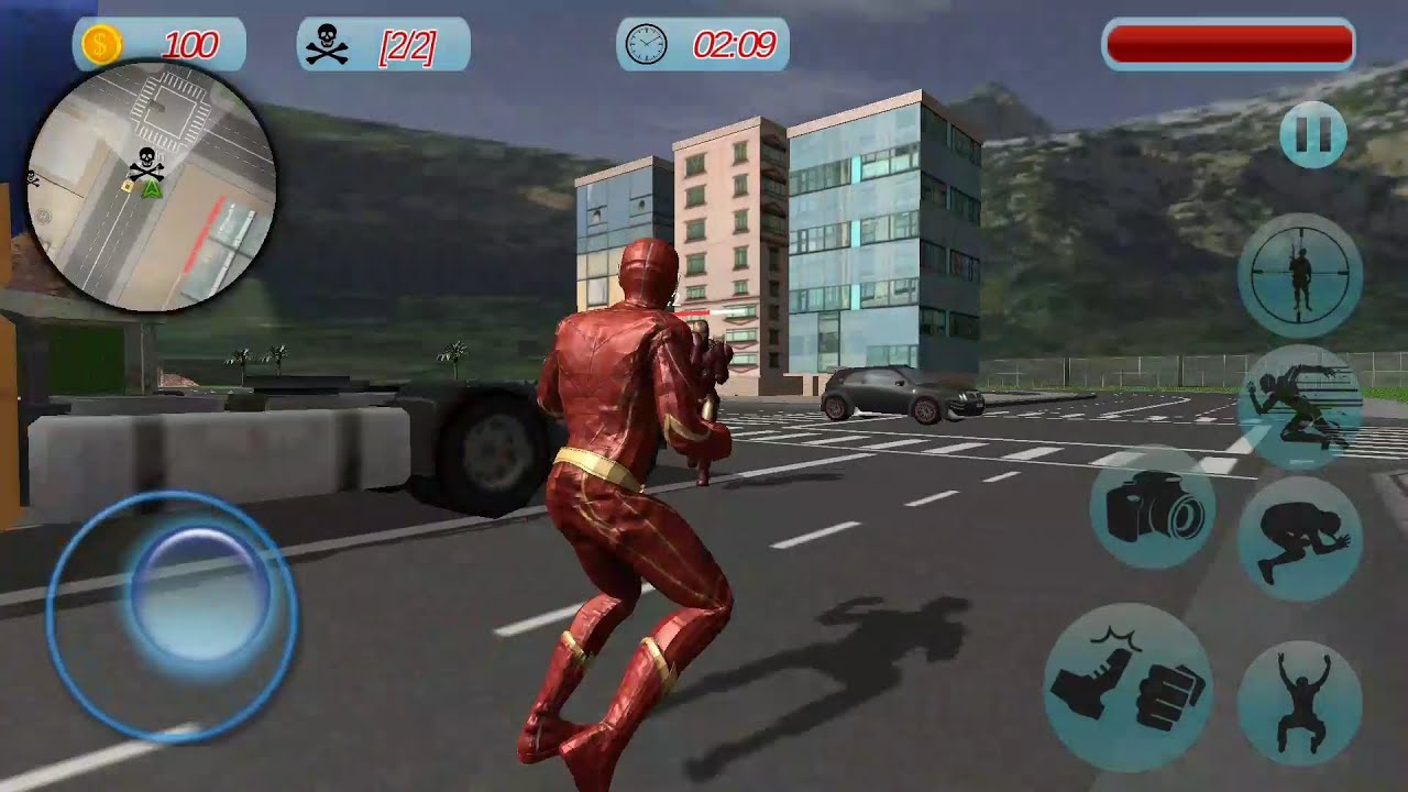 Super Flash Speed Hero Flash Games - Gameplay (android)