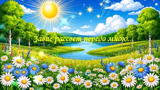 Завис рассвет передо мною...  ВИДЕО ПЕСНЯ В ДУШУ