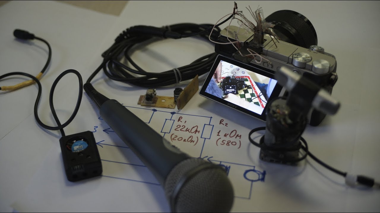 SONY A-6000 делаем микрофонный вход