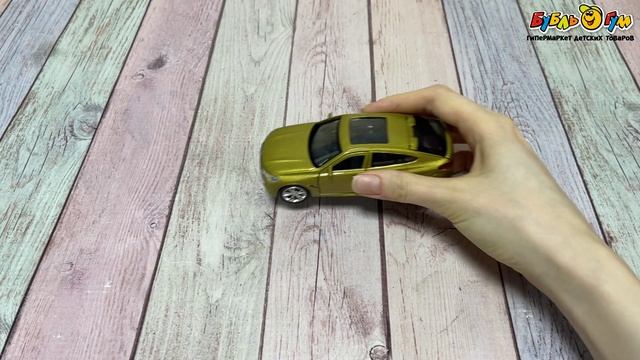 Машинка Технопарк BMW X6 инерционная металл 12см - видео