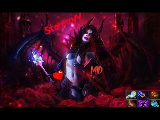 🦞 Mercy 666 Gameplay Qop MID. 🦞Mercy 666 Dota 2 Highlights Immortal Treasure II Стрим Дота 2