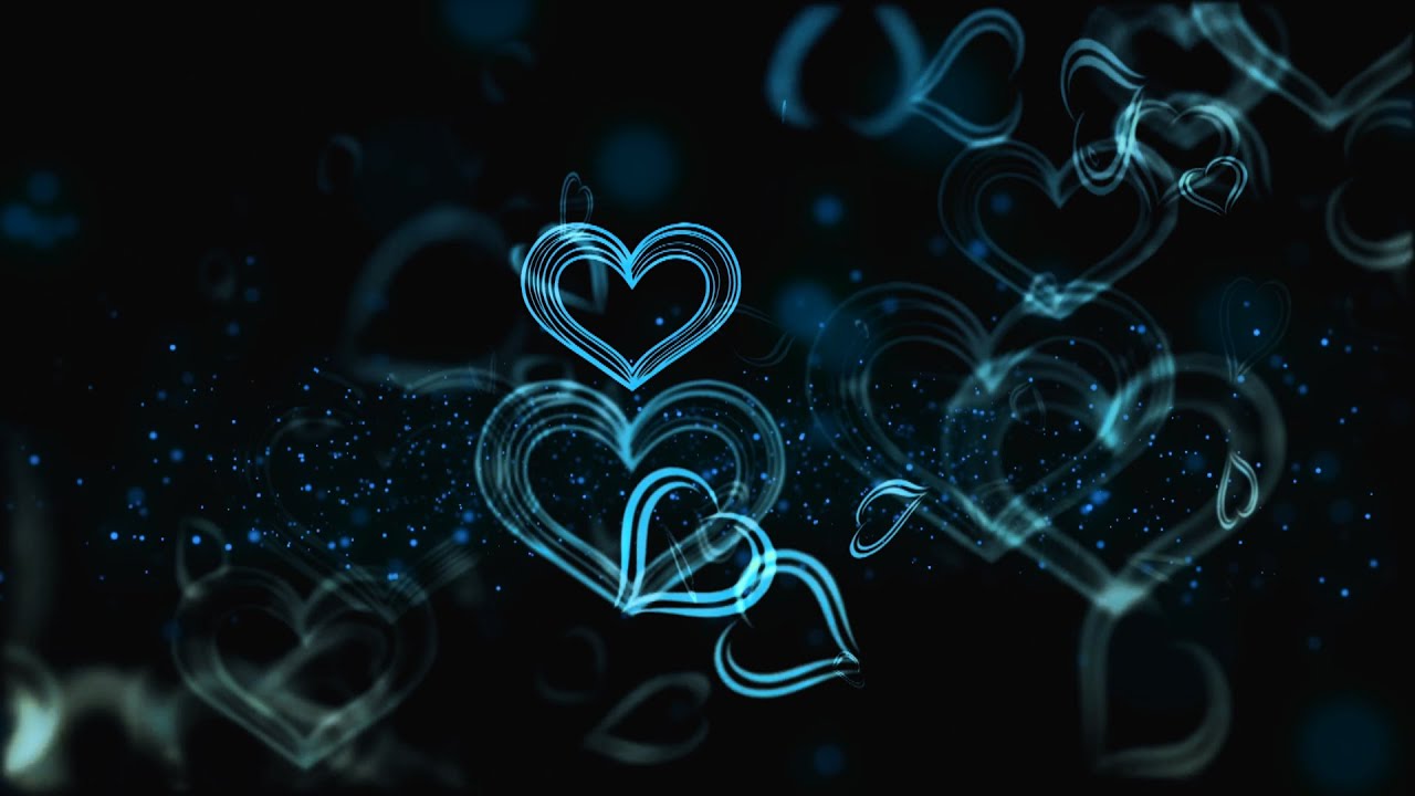 Сердечки фон | Валентинка | Heart | Background | Animation | Neon | ФутаЖОР