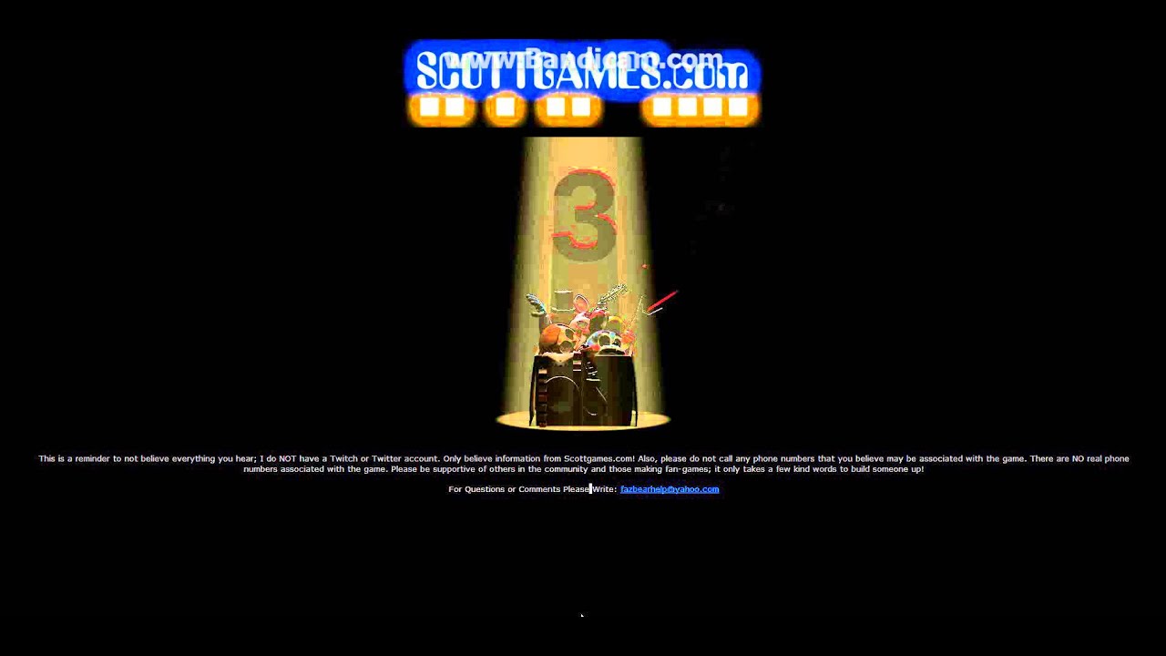 Fnaf 3-Новая заставка