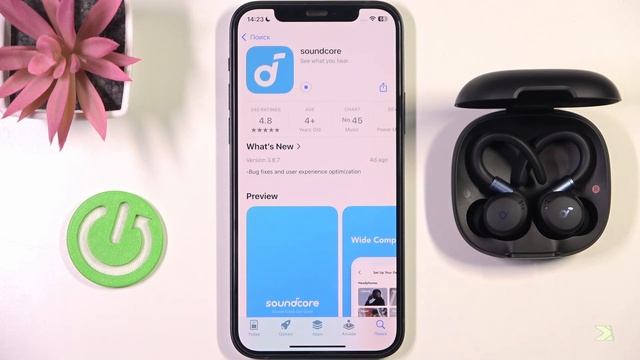 Как установить приложение для наушников Soundcore Sport X20?