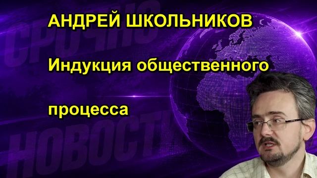 АНДРЕЙ ШКОЛЬНИКОВ Индукция общественного процесса