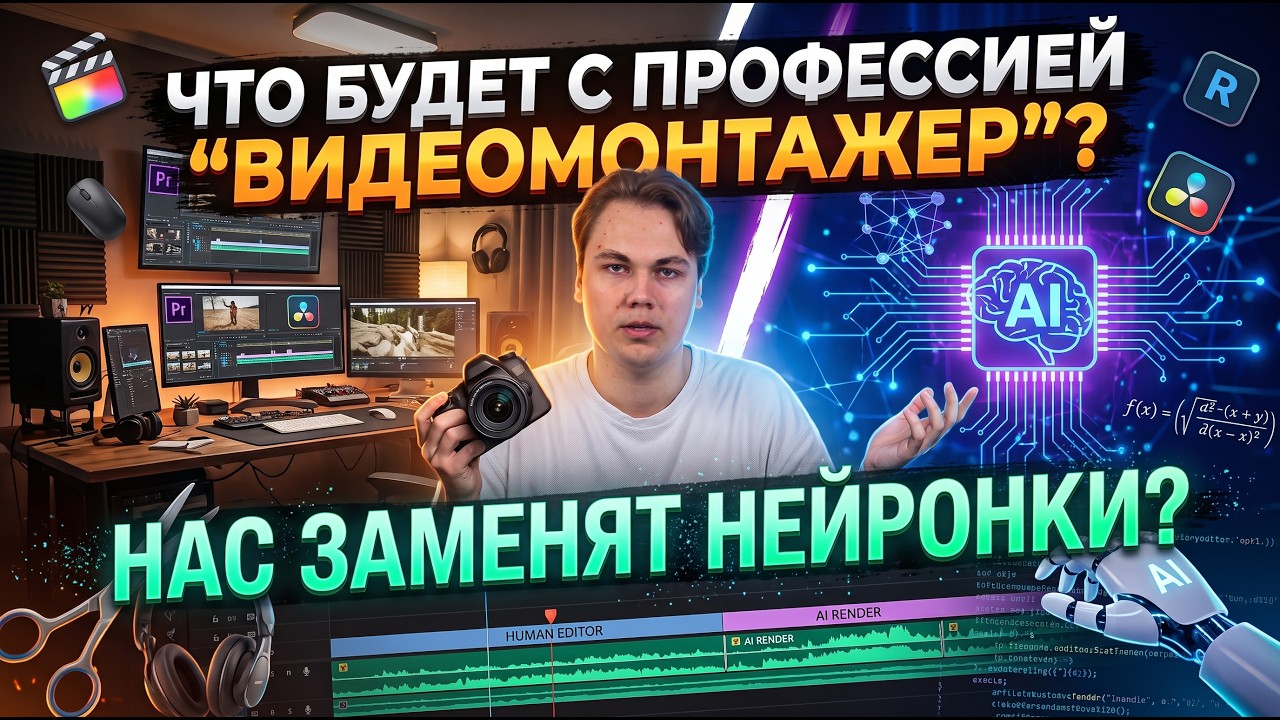 Профессия ВИДЕОМОНТАЖЕР умерла? Честный разбор