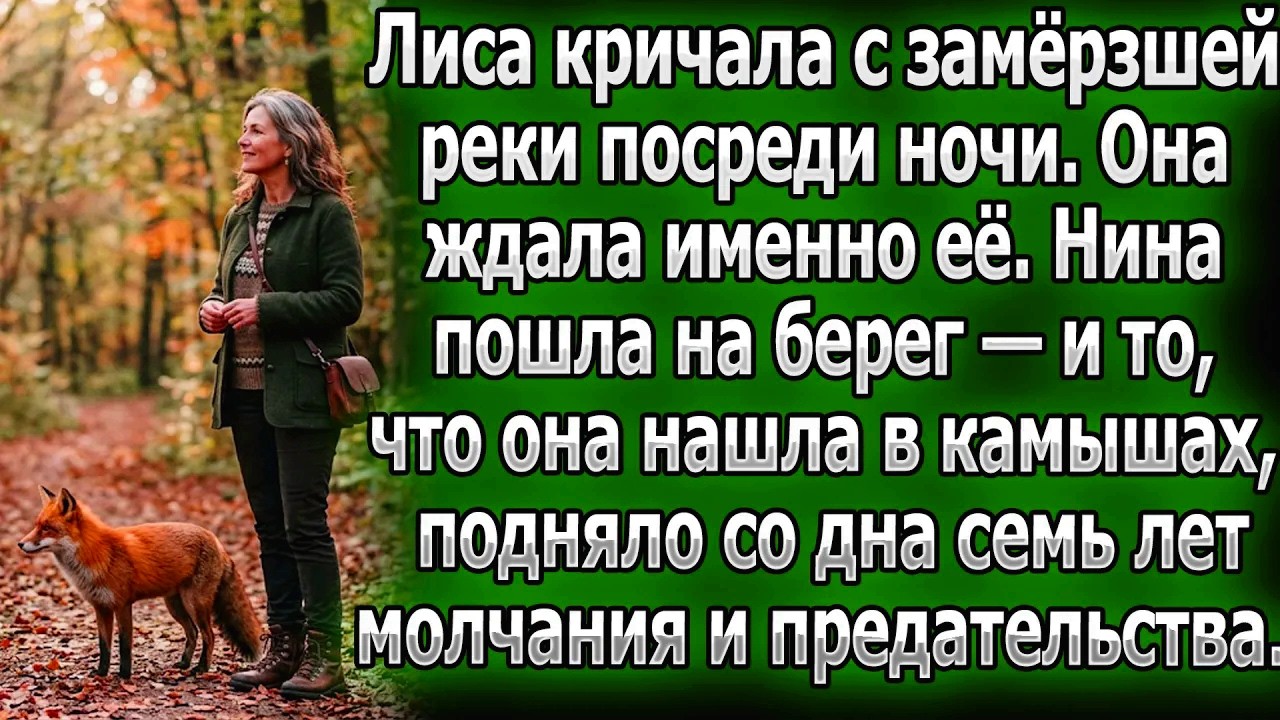 Крик лисы ночью привел Нину к берегу Находка в камышах вскрыла семь лет лжи и предательства