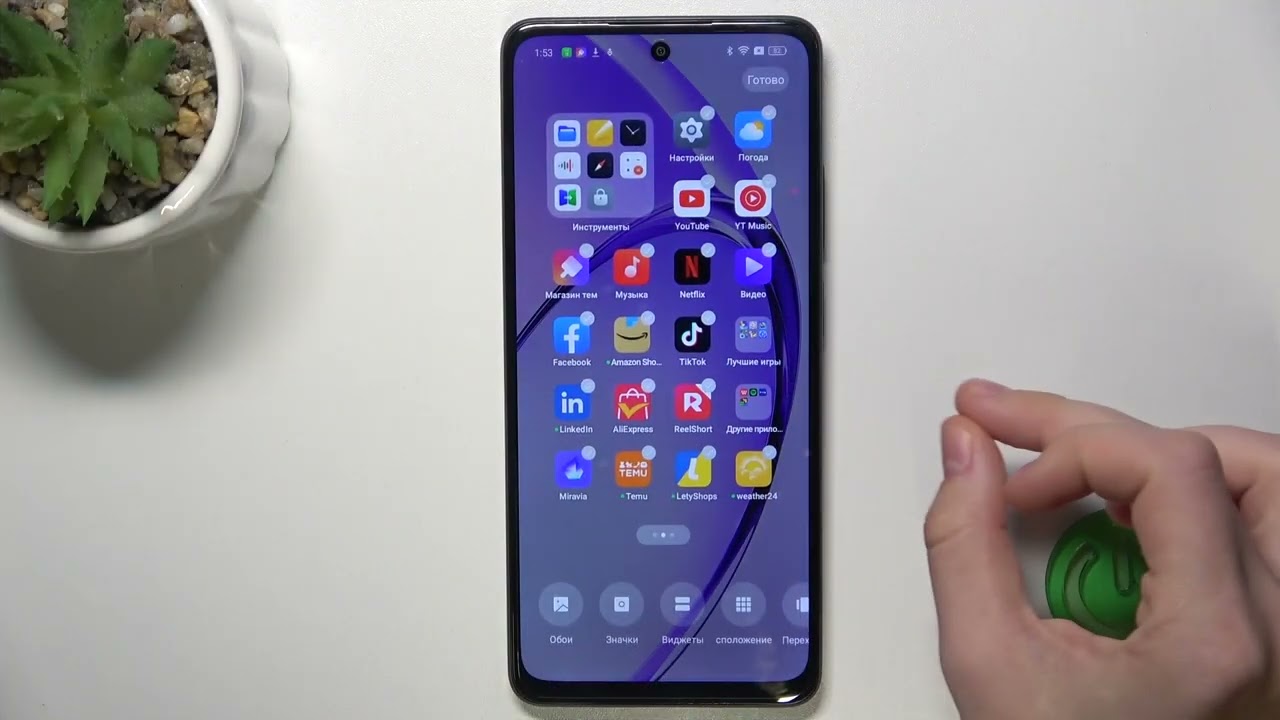 OPPO A40 | Как поменять размер иконок на OPPO A40 - Настройки размера значков на OPPO A40