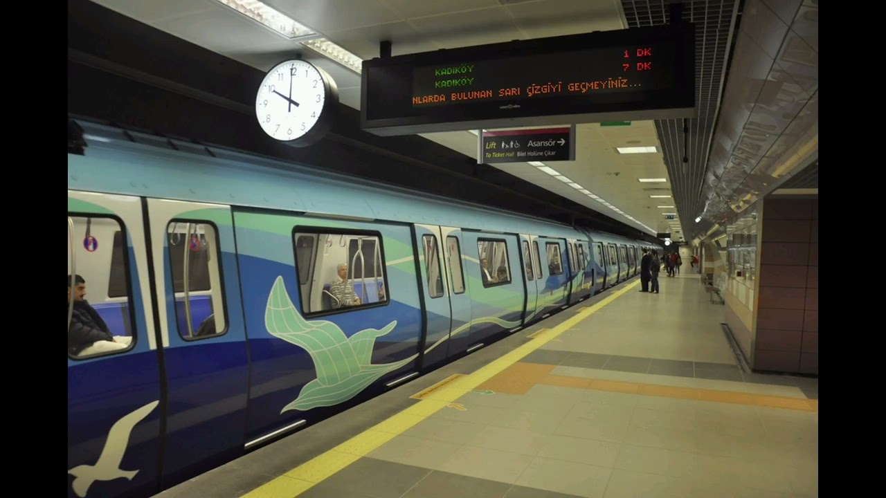 Звук информация стамбульского метрополитена станция Пачевадо