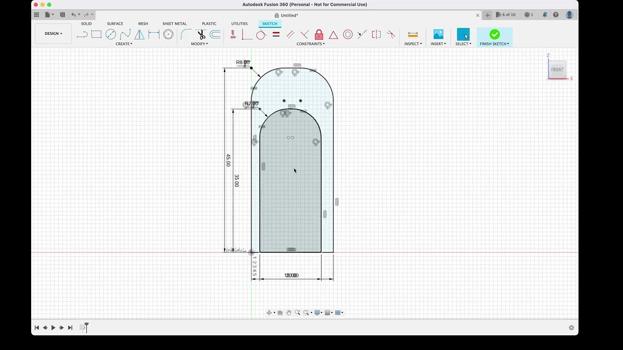 Первый шаг. Создание простой модели во Fusion 360.