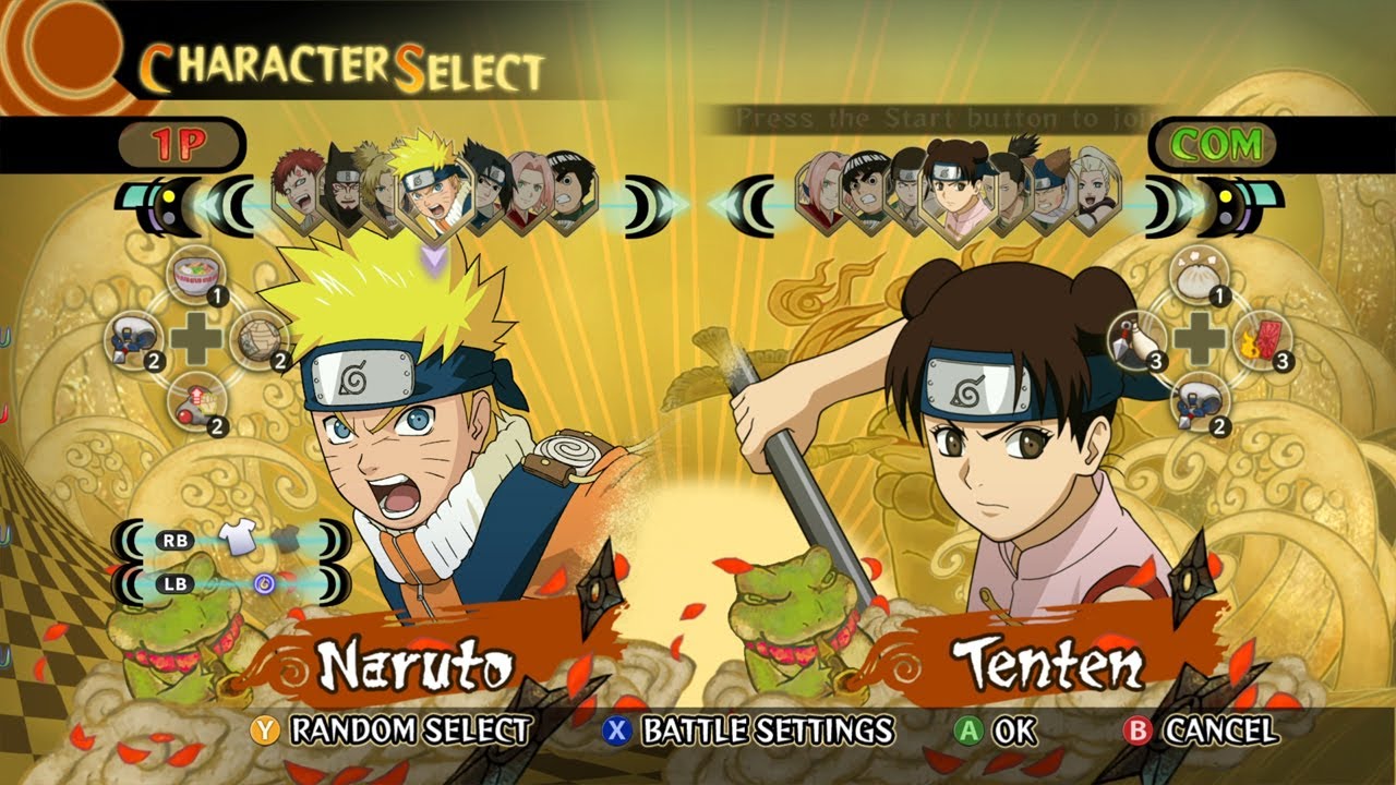 НАРУТО ДЕМОНИЧЕСКАЯ ВЕТРЯНАЯ БОМБА ПРОТИВ ТЕН ТЕН  NARUTO Ultimate Ninja STORM 1 Бои 2023