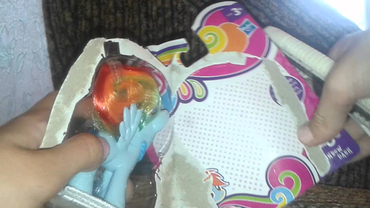 [MLP]~распаковка Рейнбоу Деш из коллекции {Cutie Mark Magic}~