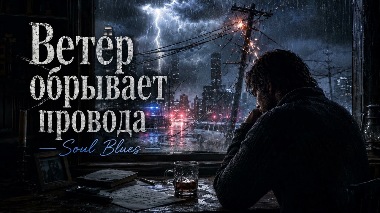 Ветер обрывает провода  Soul Blues  Душевный и эмоциональный  Official Audio
