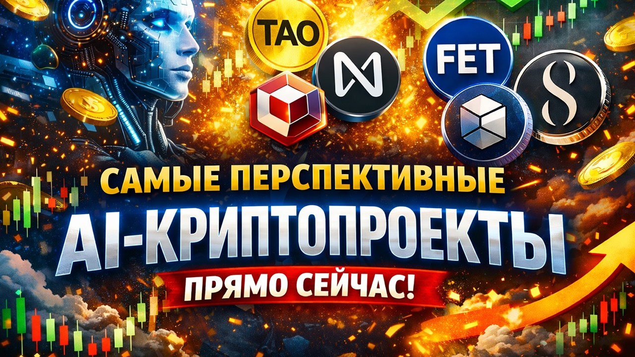Самые перспективные AI-криптопроекты прямо сейчас