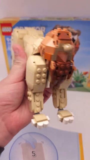 LEGO Creator Дикие животные: Величественный лев (31386) [839 деталей] Сборка