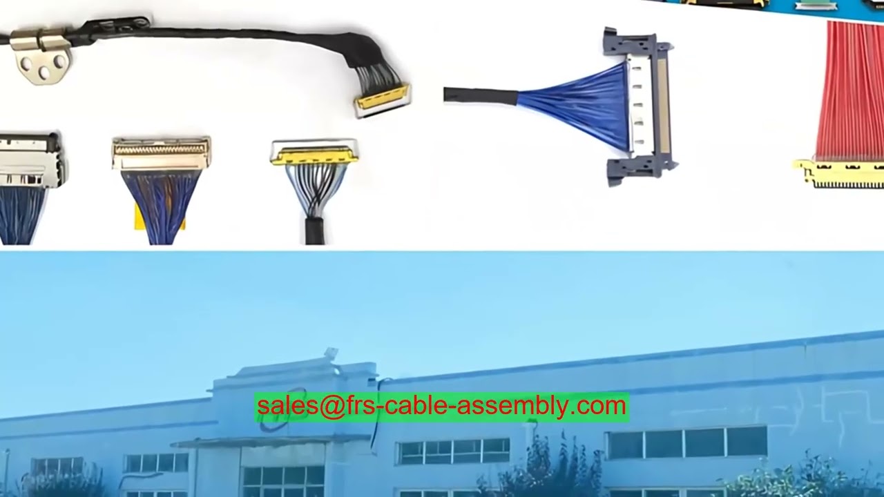 Завод по сборке кабелей Индивидуальный Micro Coaxial 0.35mm шаг Разъем Header Сборка IPEX Micro Coax