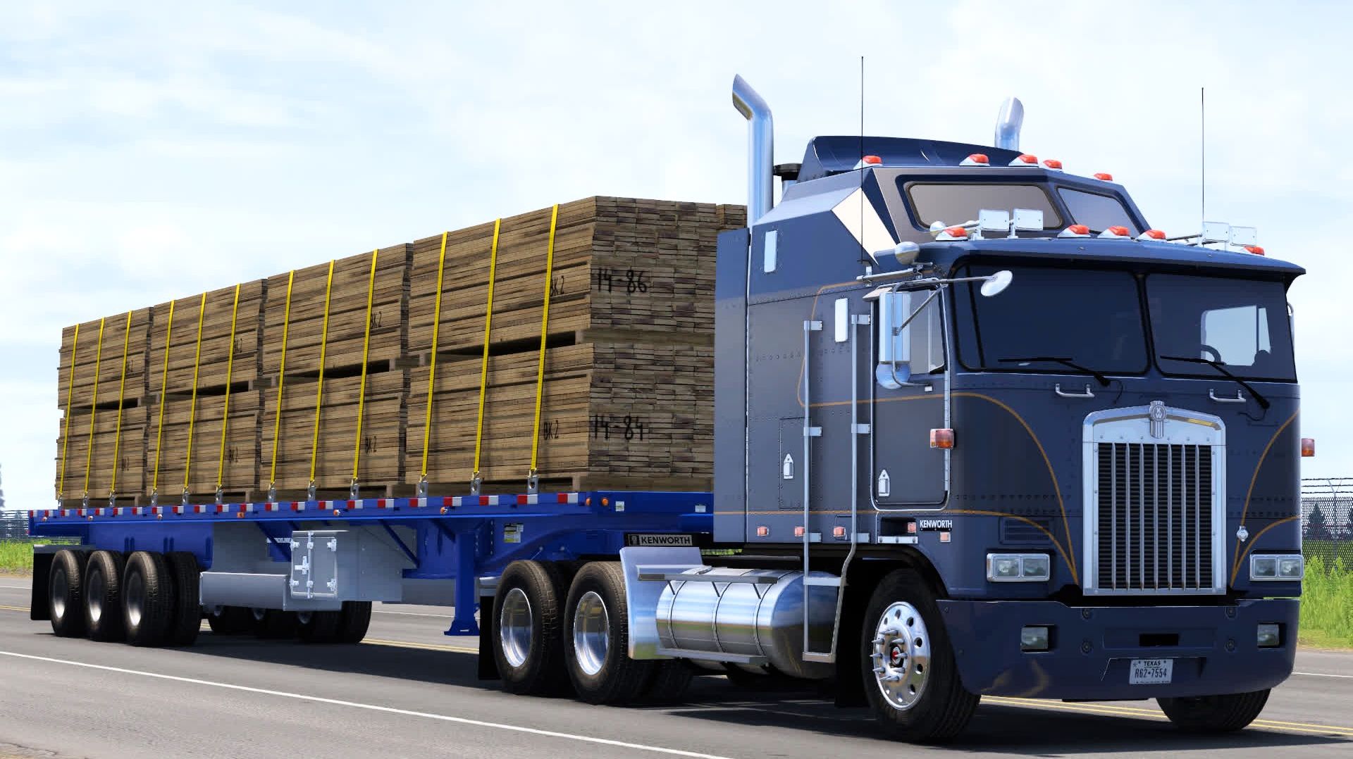 784  ATS 1.60  Kenworth K100Е  Grand Utopia of America  Курс на Аляску!