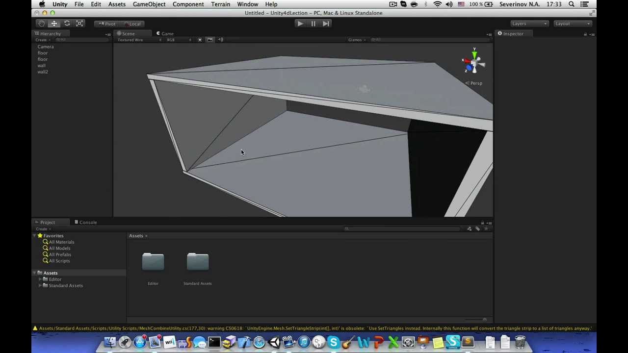 Unity3d. Creating Prefabs