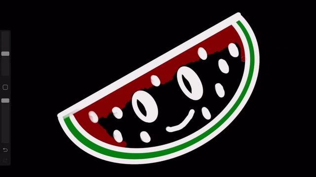 Glitter Watermelon Coloring And Drawing For Kids / Раскраски малышам / Как нарисовать арбуз