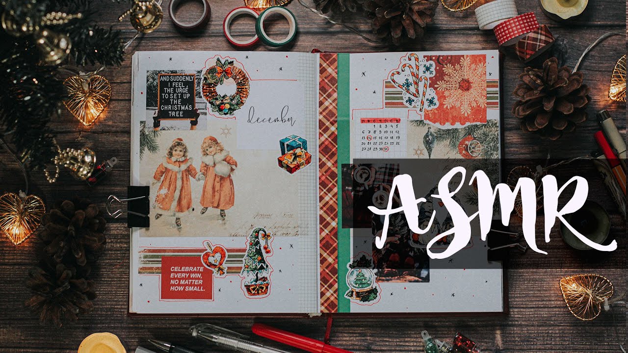 Bullet Journal на ДЕКАБРЬ • Journal With Me ASMR || заполнение ежедневника 2021