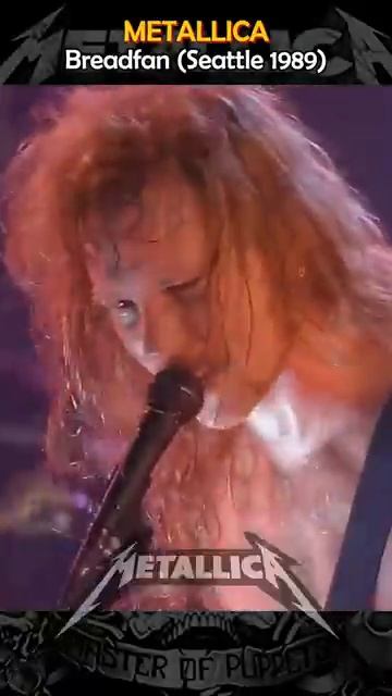 Metallica - Breadfan Seattle 1989 metallica jameshetfield thrashmetal meta