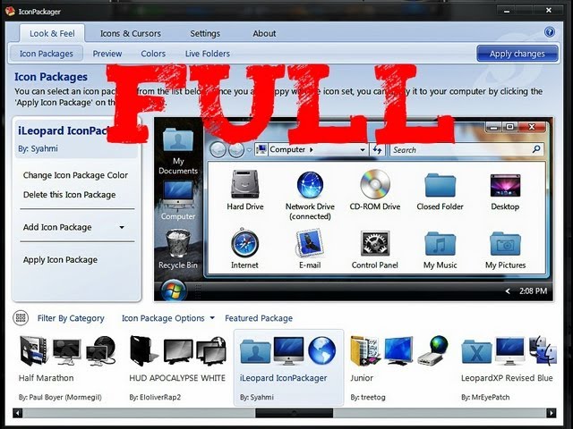 Iconpackager Full-Para Win7/XP[Cambia Tus Iconos Facilmente] -2014