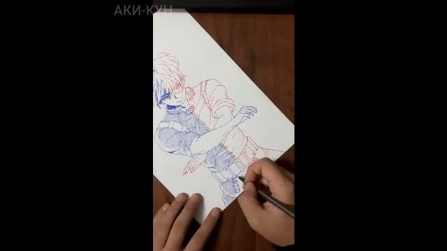 DRAWING - TODOROKI SHOTO [MY HERO ACADEMIA] [僕のヒーローアカデミア]