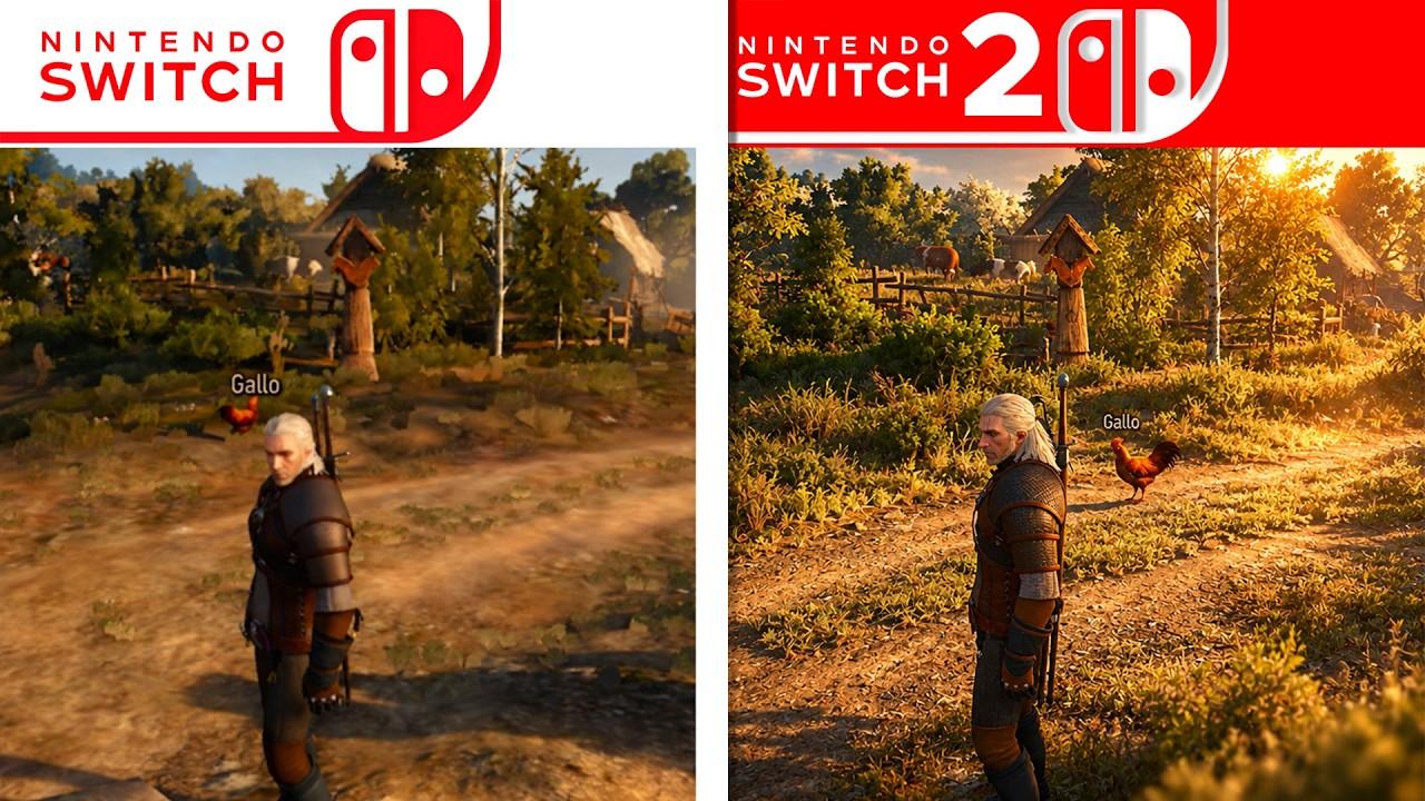 The Witcher III Remastered | Switch Vs Switch 2 | Final Graphics Comparison