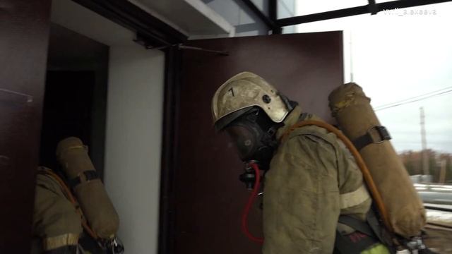 Показательная учебная эвакуация воспитанников интерната при случае пожара