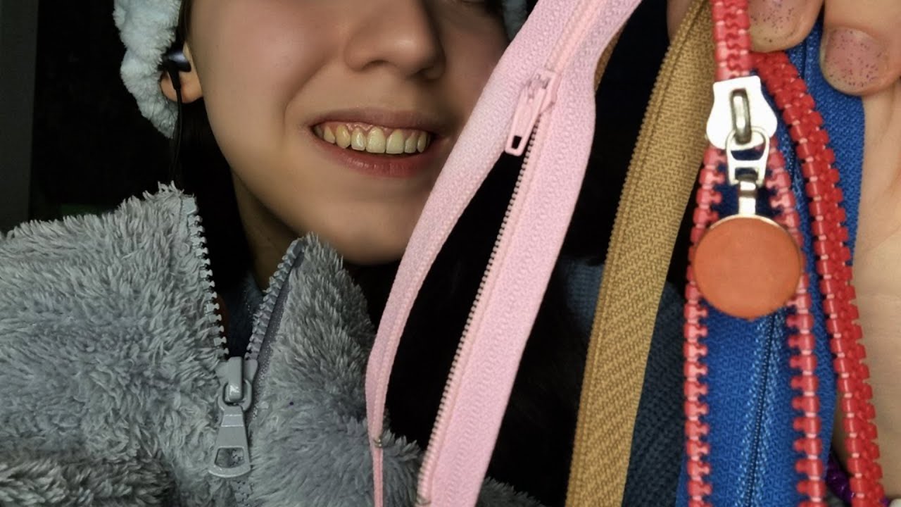 ASMR⚡ ZIP ZIP⚡ Zipping Zipper Sounds // АСМР звуки молнии растегивание и застегивание молнии