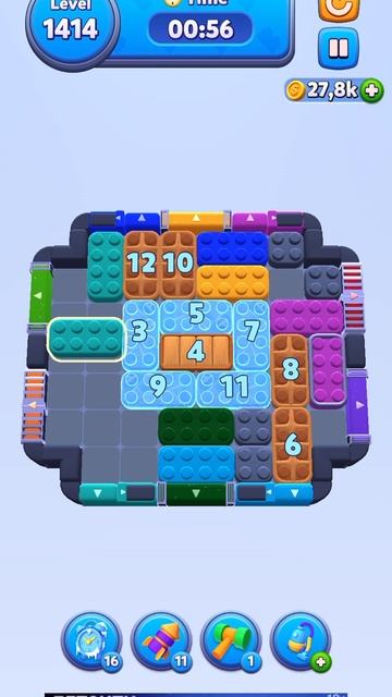 Color Block Jam 1414 уровень