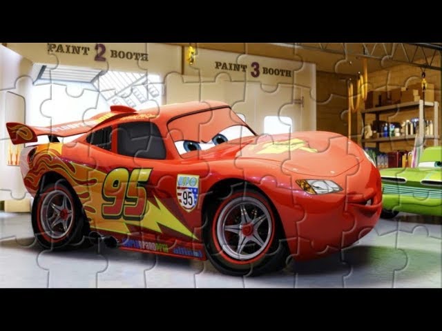 Пазлы Тачки. Молния Маккуин. Cars Puzzles. Lightning McQueen Puzzle Video Game