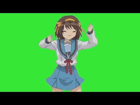 Футаж аниме весёлая тянка