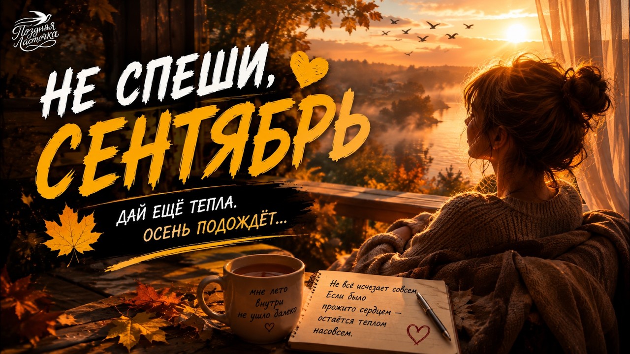 Поздняя ласточка - Не спеши, сентябрь