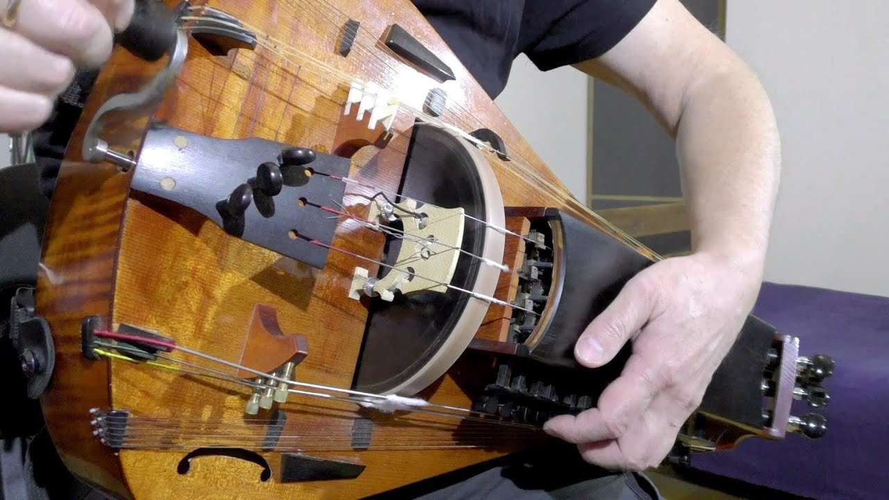Prelude For Viola & Organ. Medieval Tune. Hurdy-Gurdy & Organ