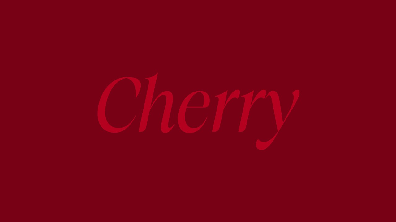 Cherry Red Solid Color Background (4K / 1H) 🔇