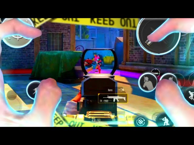 Сыграл ЛУЧШЕЙ РАСКЛАДКОЙ В 4 ПАЛЬЦА  PUBG MOBILE