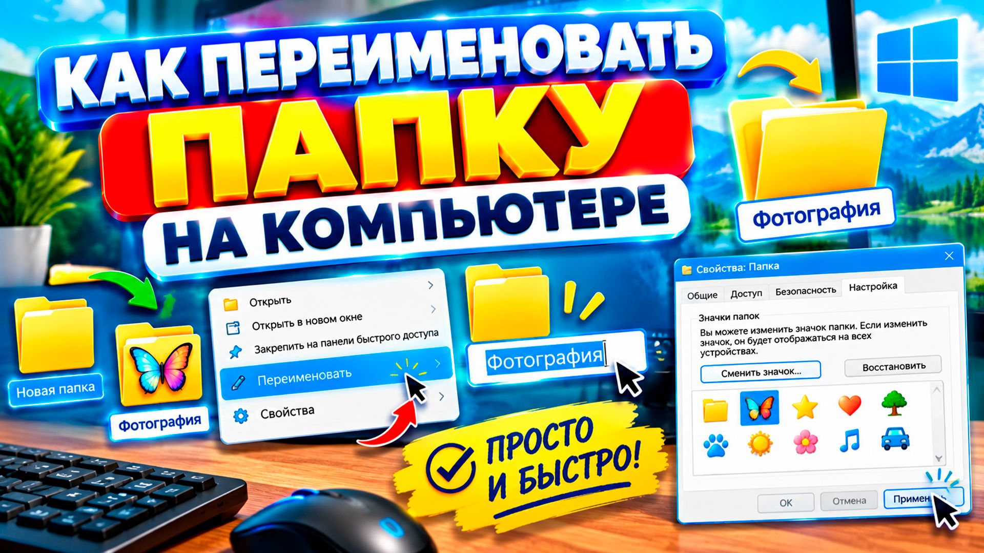 Работа с Компьютером