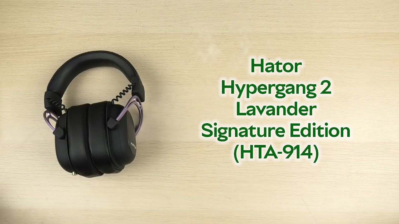 Розпаковка Hator Hypergang 2 Lavander Signature Edition (HTA-914)