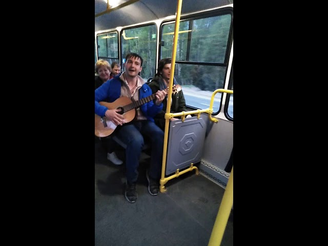 Живой звук в автобусе города Сыктывкара маршрут 24 25.05.2019