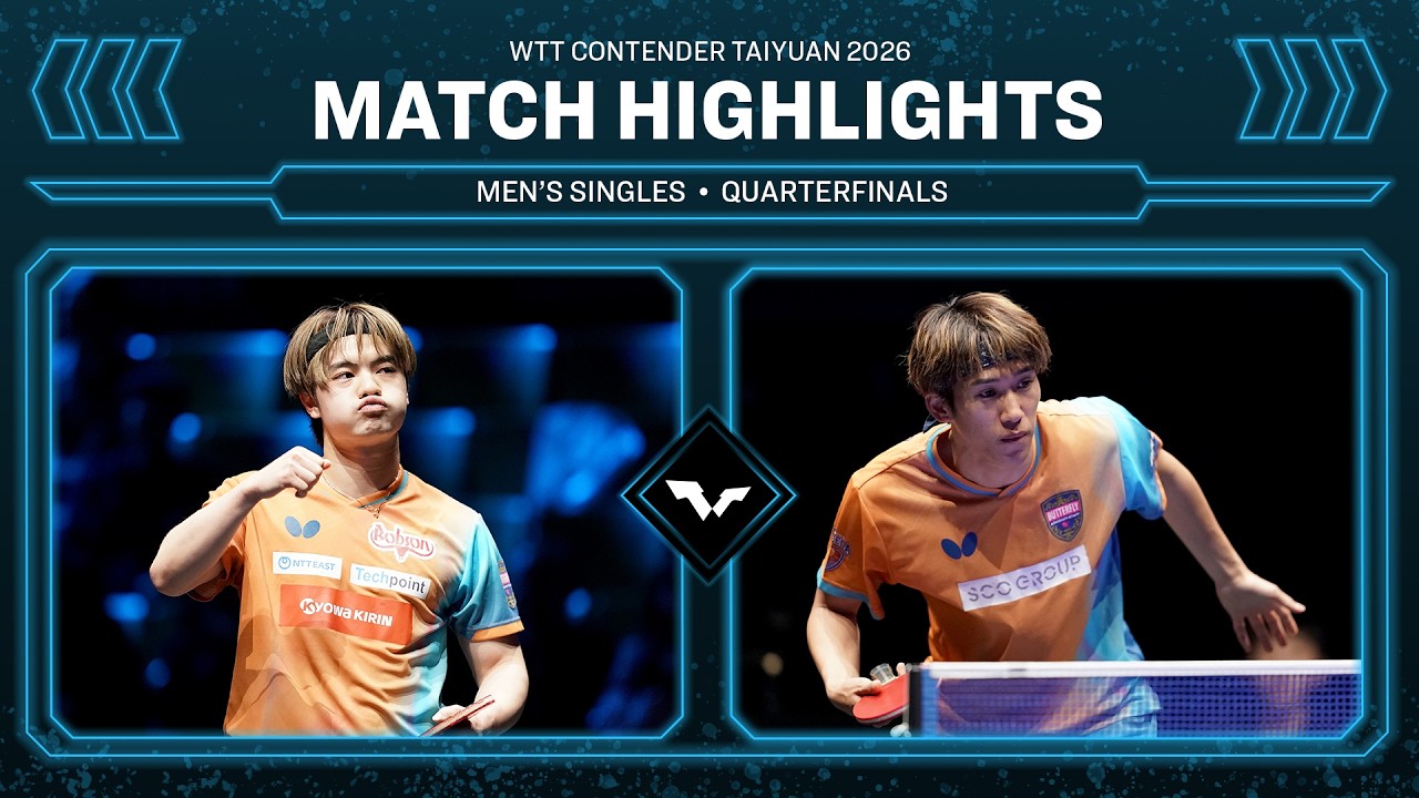 Yukiya Uda Vs Maharu Yoshimura | MS QF | #WTTTaiyuan 2026