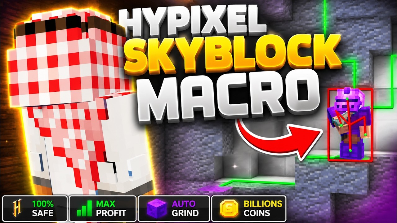 NEWEST Free BEST Hypixel Skyblock Macro Mod 2026