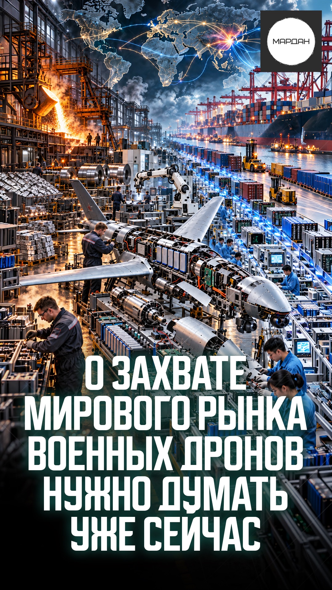 О ЗАХВАТЕ МИРОВОГО РЫНКА ВОЕННЫХ ДРОНОВ НУЖНО ДУМАТЬ УЖЕ СЕЙЧАС