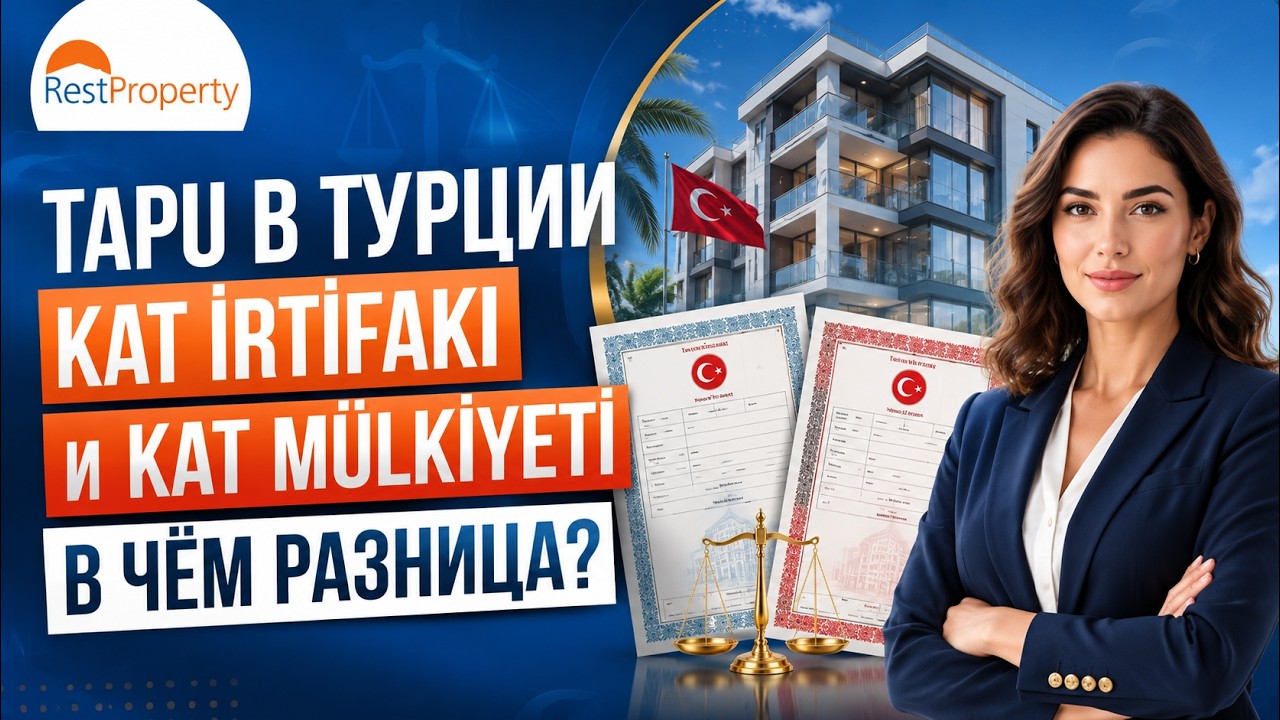 ТАПУ в Турции: Kat İrtifakı и Kat Mülkiyeti — в чем разница