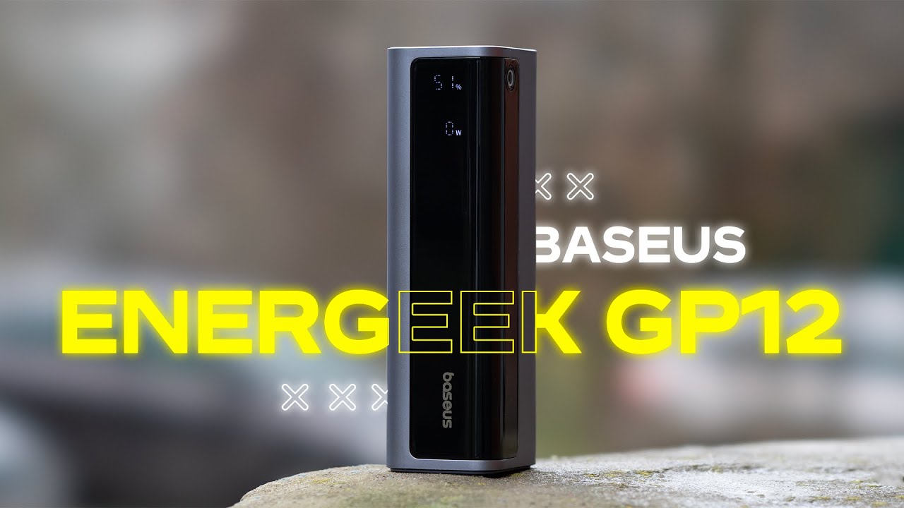 Лучший За 26  ?  Повербанк Baseus EnerGeek GP12 145 Вт Power Bank 20800 мАч PD 100 Вт