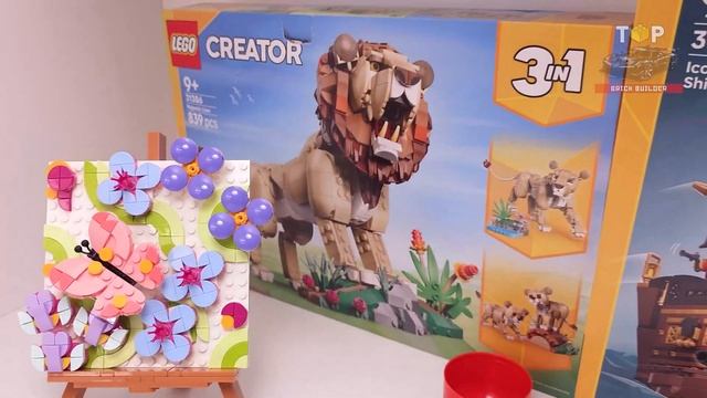 LEGO Creator 3в1 Музыкальный декор Пианино с кошкой (31392) [485 деталей] Магнитофон и проигрыватель