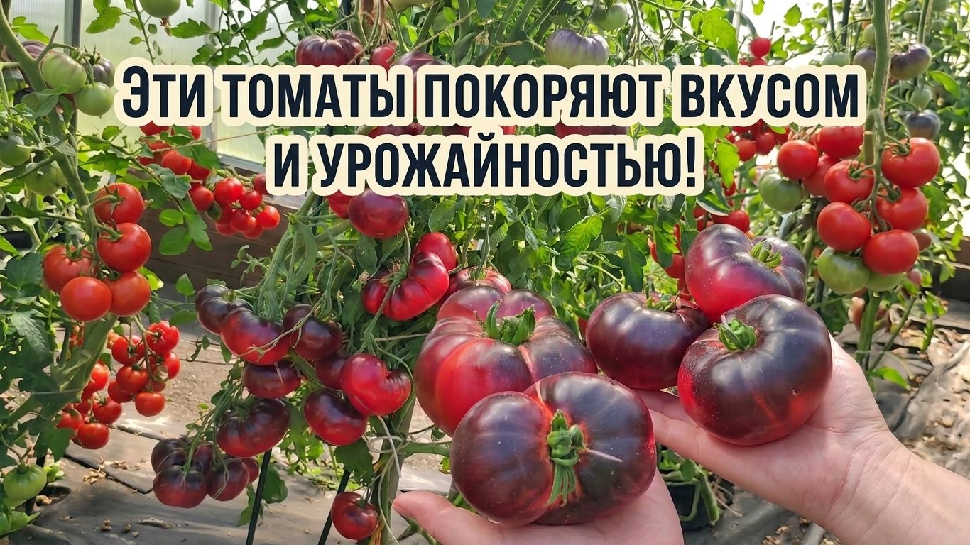 Эти ТОМАТЫ ПОКОРЯЮТ ВКУСОМ и УРОЖАЙНОСТЬЮ!