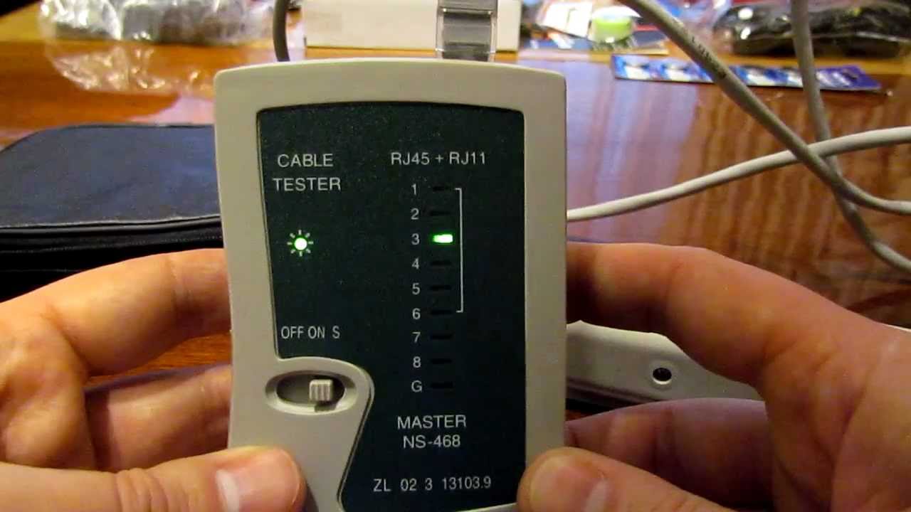 RJ45 RJ11 2-in-1 Network And Phone Cable Tester
