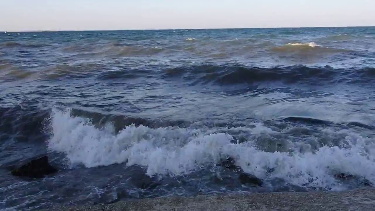 Море штормит.Бушующее море.Шум моря.