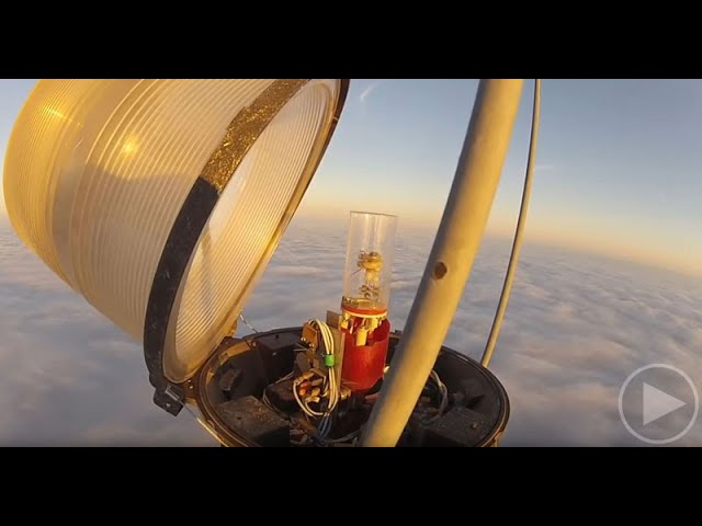 KDLT-TV 2000ft Tower. ABOVE THE CLOUDS